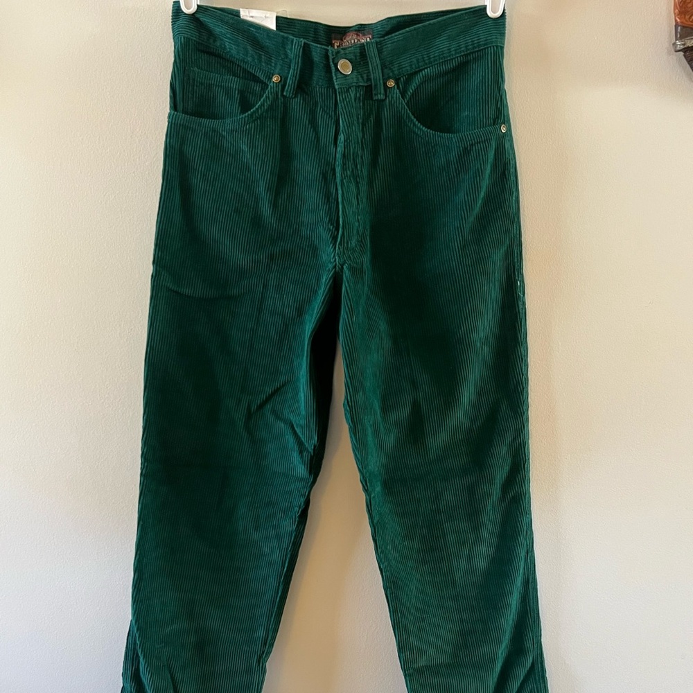 NWT Green Corduroy Pants